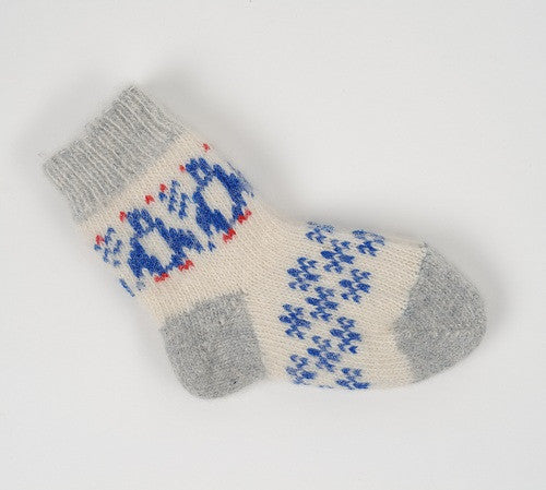 Siberian wool socks for children