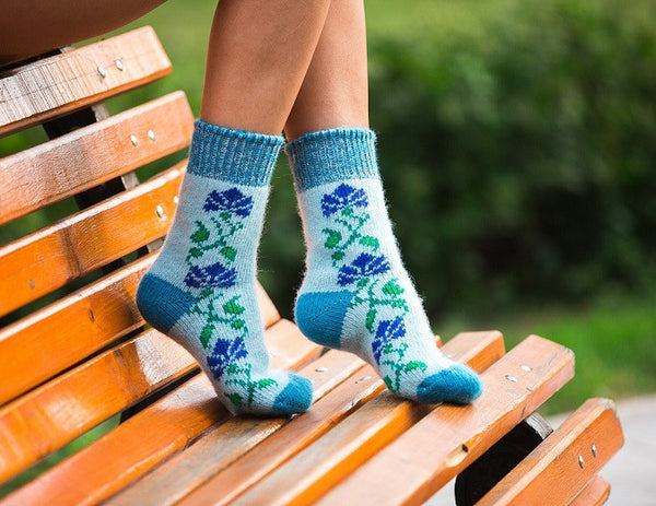 Siberian wool socks for women