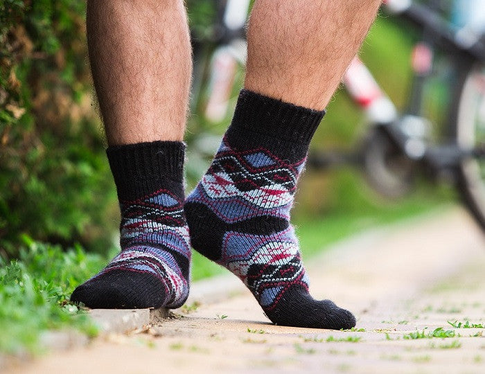 Siberian wool socks for men